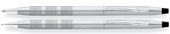 Classic Century Satin Chrome Ballpoint Pen & 0.7MM Pencil Set