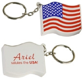 US Flag Stress Reliever Key Chain