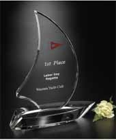 Sailboat Award 8"