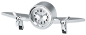 Metal Airplane Clock
