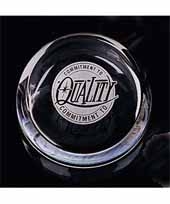 Slant Top Paperweight 3-1/2" Dia.