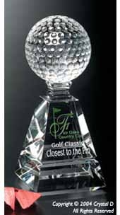 Golf Pyramid Award 8"