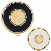 Round Brass Coaster