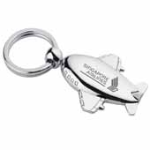 Metal Airplane Keychain
