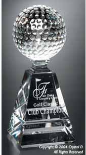 Golf Pyramid Award 10"