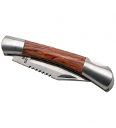 Small Rosewood Pocket Knife - Silver