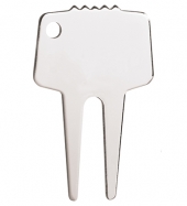 Silver-Tone Divot Repair Tool