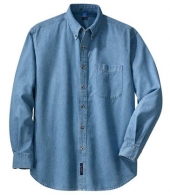 Port & Company® - Long Sleeve Value Denim Shirt