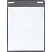 3 5/16" x 4 1/4" Blank Vertical Vinyl Pouch
