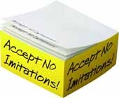 Post-it&#174;Notes Half-Cube 4" X 4" X 2"