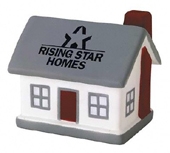 White, Gray And Red Home Stress Shape