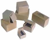 Natural Kraft Groove Folding Gift Box 12 X 6 X 6