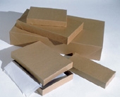 Natural Kraft Groove Apparel Box 11.5x8.5x1.625