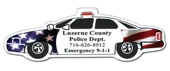 Full Color Digital Stock Shaped Magnets - Police Car