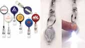 Large Face Badge Reel w/ Lanyard Attachment (opaque colors)