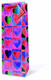 The Everyday Wine Bottle Gift Bag Collection (Hearts)