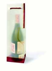 The Everyday Wine Bottle Plastic Gift Bag Collection (Wine Glass)