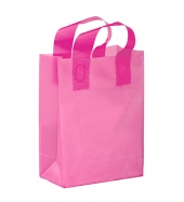 Color Frosted Soft Loop Shopper Bag