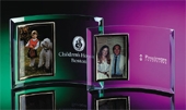 Curved Vertical Photo Frame (3"x5" Photo)