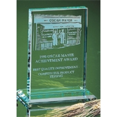 Crystal Rectangle Award (5"x7")