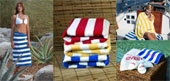 Turkish Signature Midweight Cabana Stripe Beach Towel