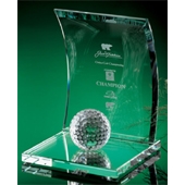 8" Arched Golf Award