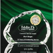 Horizontal Optical Crystal Iceberg Clock Award