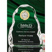 Vertical Optical Crystal Iceberg Clock Award
