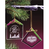 Clear Crystal House Ornament