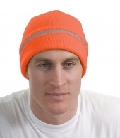 CornerStone® - Enhanced Visibility Beanie with Reflective Stripe