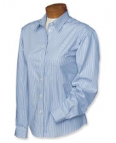 Cutter&buck Ladies Mini Bengal Poplin Shirt