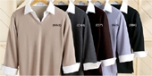 Jockey Ladies` Fine Gauge Sweater W/ Woven Collar & Cuffs