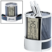 Calendar Alarm Clock Pen Holder