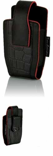 Black with Red edge Blackberry Case