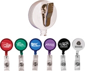 Round Badge Holder W/Alligator Clip