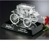 Stagecoach Award on Black Base 4-1/2"