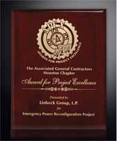 Aberdeen Rosewood Laser Plaque 8" x 10"
