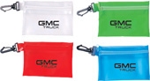 Zippered Pouch with Hook Clip