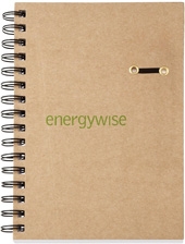 ECO Hard Cover Spiral Notebook – 5¾" x 8¼"