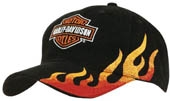 Brushed Heavy Cotton With Flame Embroidery