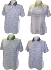 Ladies Cool Swing Micro Tech Feed Stripe Jersey