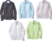 Ladies Brushed Cotton Shirt W/Pocket