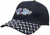 Brushed Heavy Cotton with Checker Plate on Peak