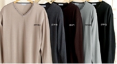 Jockey Men`s Fine Gauge Tipped V-Neck Sweater