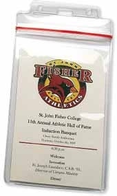 Sealable Event Card Holder