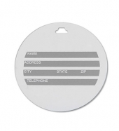 Round Digital Luggage Tag