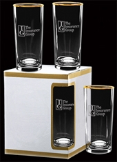 15 oz. Deluxe Coolers Set - Deep Etched