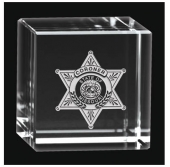 Small Cube Paperweight