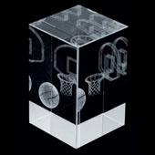 3D Crystal Basketball Block