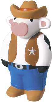 Cowboy Cow Stress Reliever